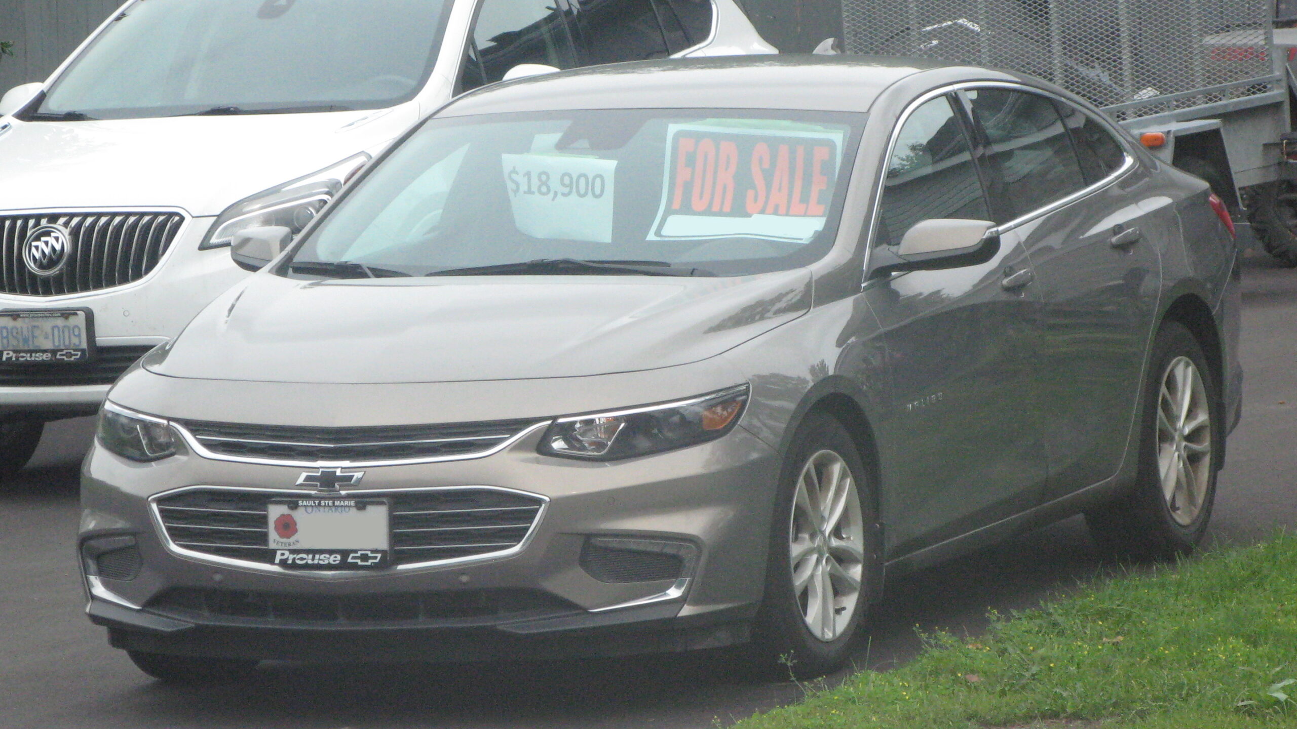 2017 Chevrolet Malibu midsize sedan for gig car rental and work transportation