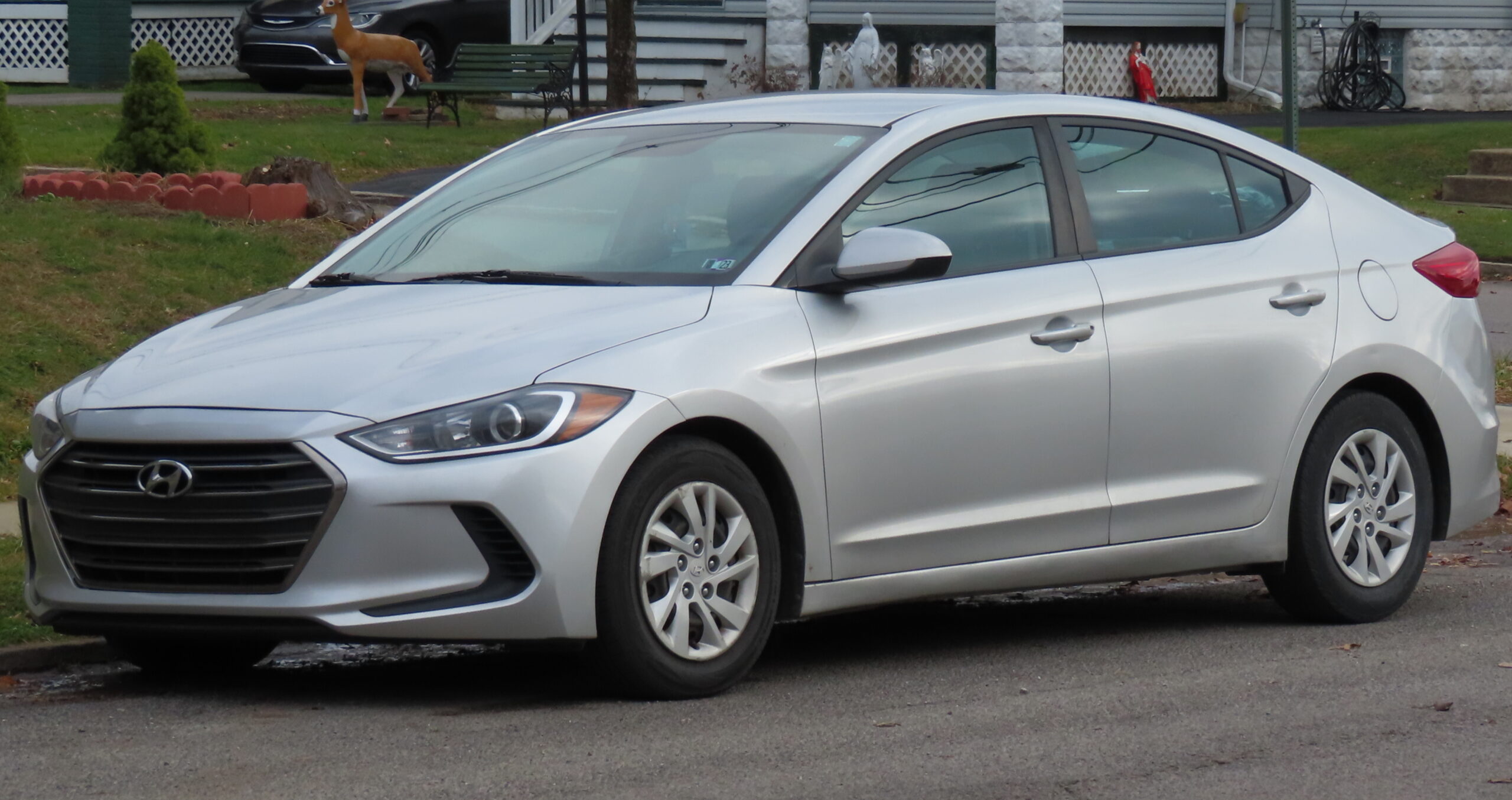 2018 Hyundai Elantra compact gig rental fleet vehicle