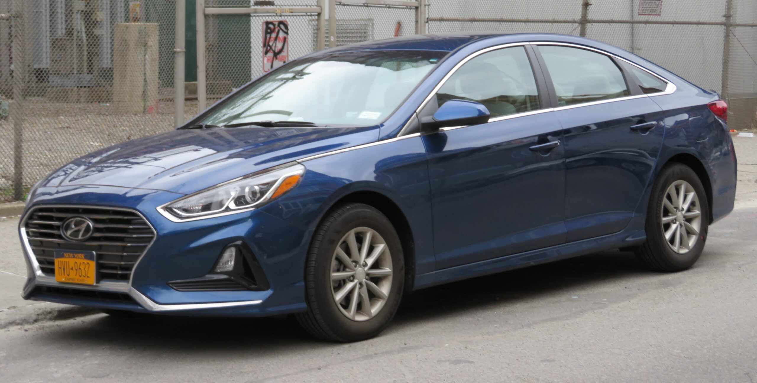 2018 Hyundai Sonata midsize gig rental fleet vehicle