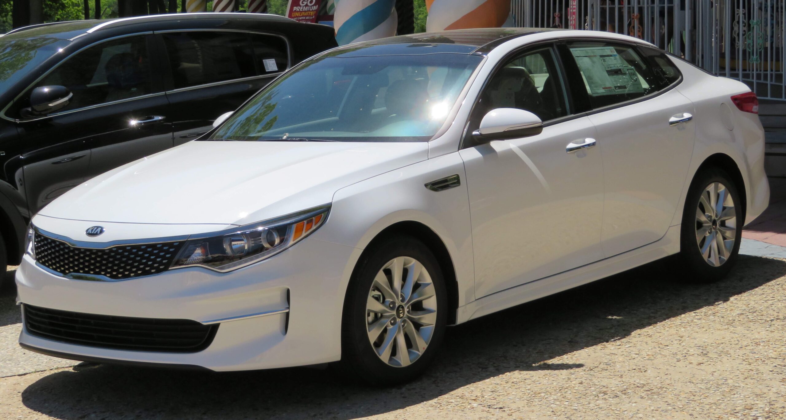2018 Kia Optima midsize gig rental fleet vehicle