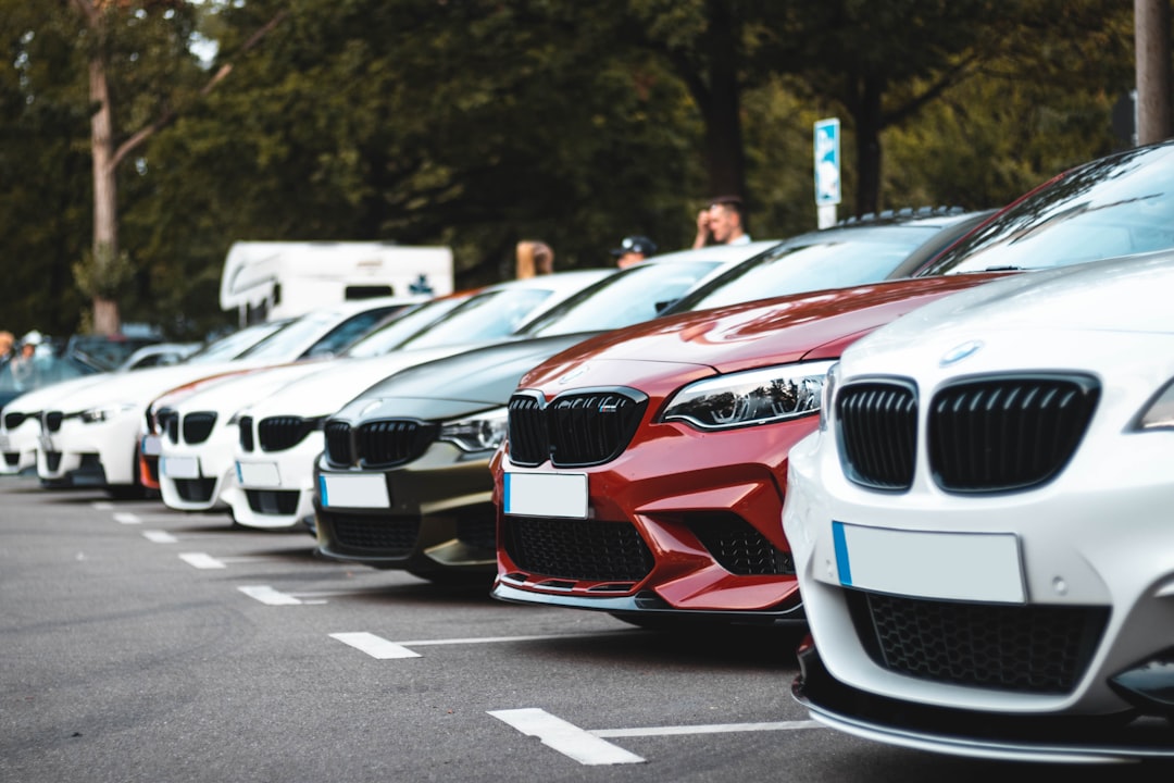 row of cars representing weekly gig car rental cost options in Atlanta