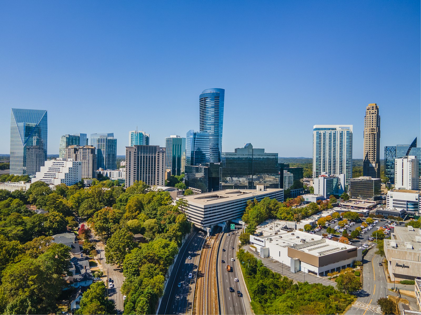 Atlanta area city view representing Coweta County and Newnan gig rental service