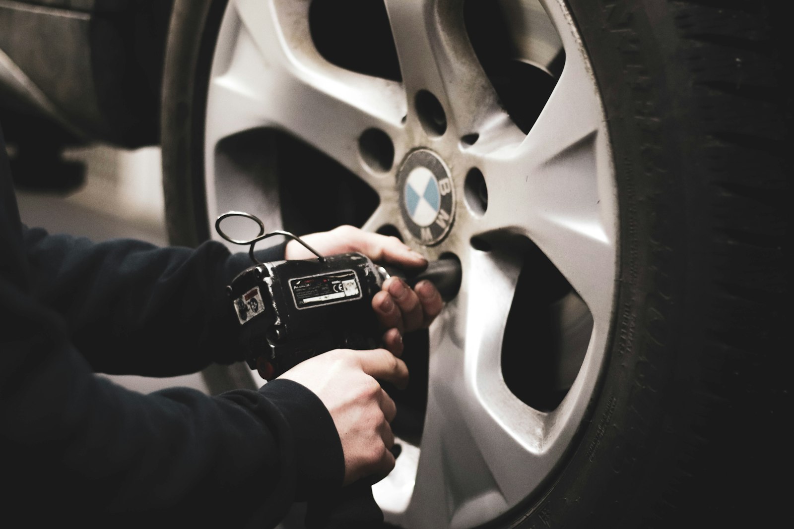 driver inspecting a vehicle before gig rental pickup