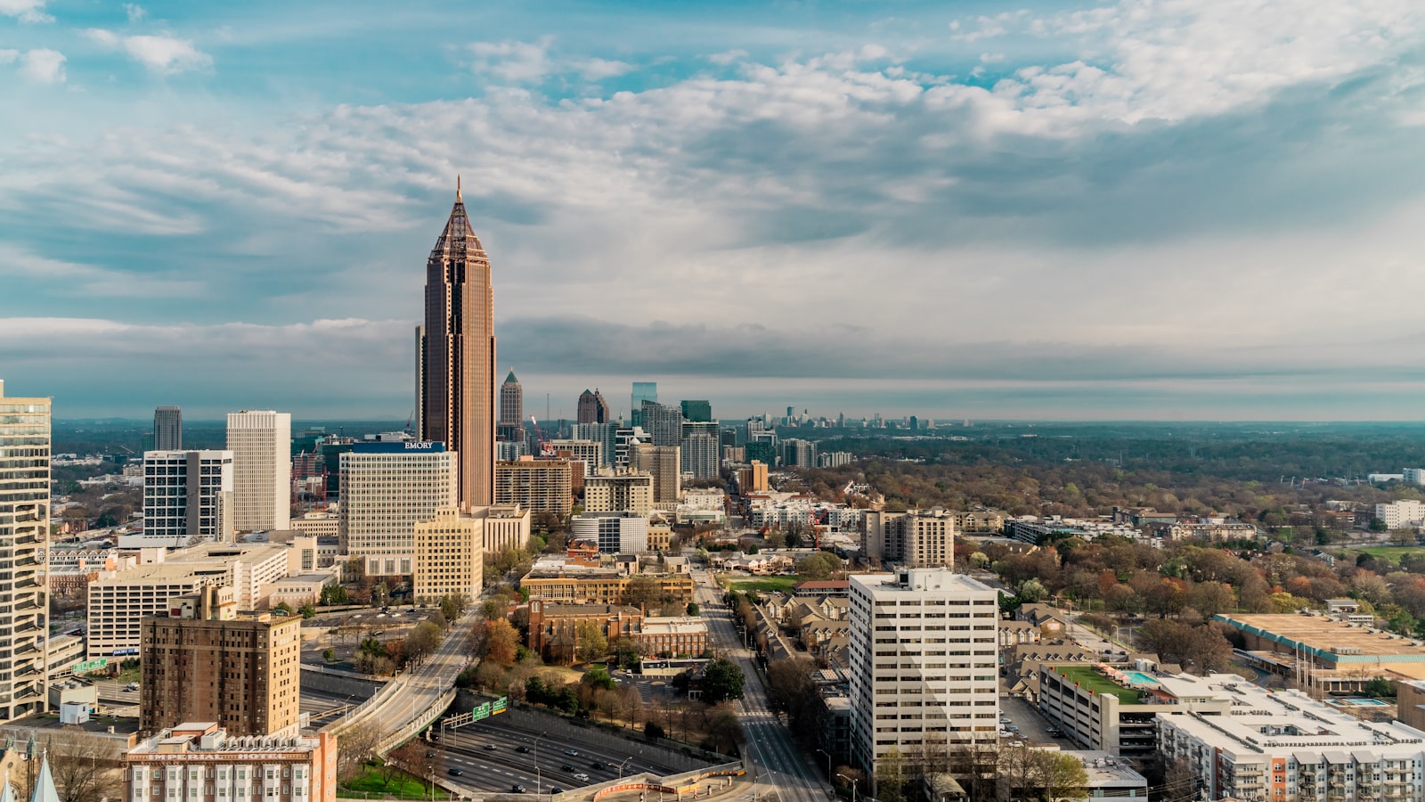 Atlanta area skyline representing Henry County and McDonough gig rental service
